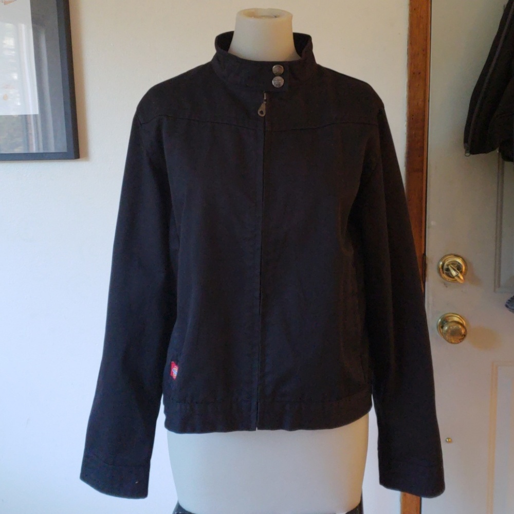 Womens Black Dickies Jacket L
